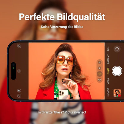 Schutzfolie PanzerGlass PicturePerfect für Apple iPhone 17 Pro, gehärtetes Glas, Transparent