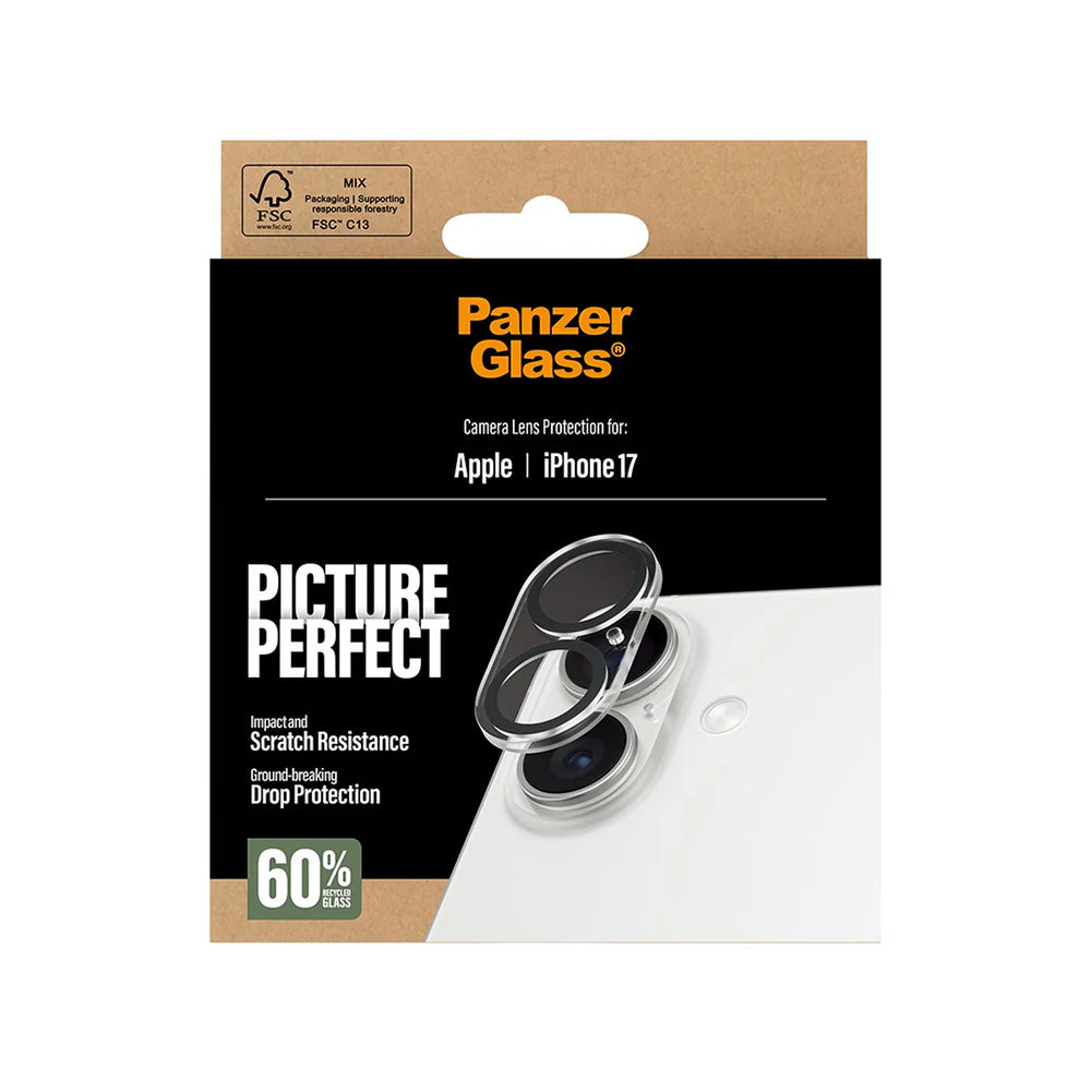 Schutzfolie PanzerGlass PicturePerfect für Apple iPhone 17, gehärtetes Glas, Transparent