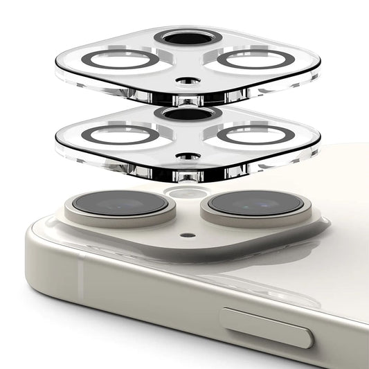 Schutzfolie Ringke Rückkamera für Apple iPhone 15 Plus / 15, Gehärtetes Glas, Set 2 Stück, Transparent