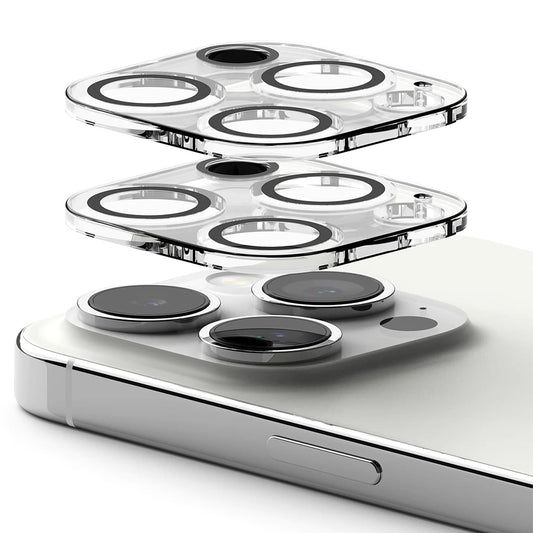 Schutzfolie Ringke Rückkamera für Apple iPhone 15 Pro Max, Gehärtetes Glas, Set 2 Stück, Transparent