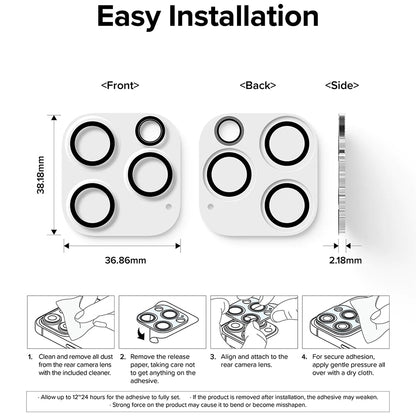 Ringke Rückkamera-Schutzfolie für Apple iPhone 15 Pro, gehärtetes Glas, 2er-Set, transparent