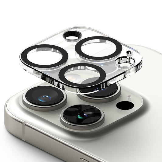 Schutzfolie Ringke Rückkamera für Apple iPhone 16 Pro Max / 16 Pro, gehärtetes Glas, Set 2 Stück, Transparent