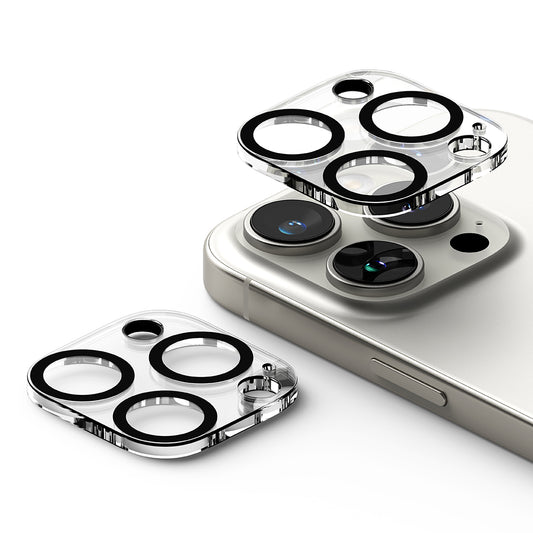 Schutzfolie Ringke Rückkamera für Apple iPhone 16 Pro Max / 16 Pro, gehärtetes Glas, Set 2 Stück, Transparent