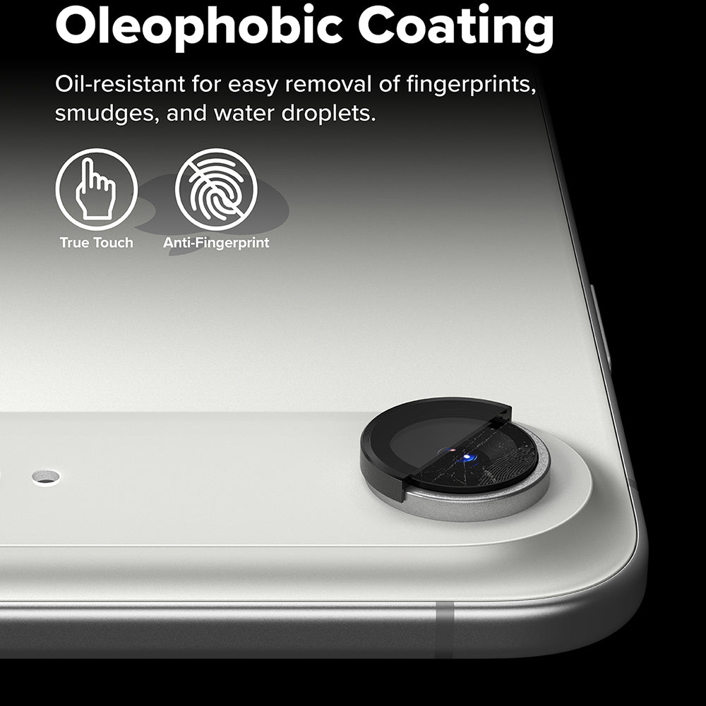 Schutzfolie Ringke für die Rückkamera des Apple iPhone 17 Air, gehärtetes Glas, Schwarz