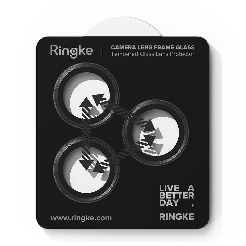 Schutzfolie Ringke Rückkamera für Apple iPhone 17 Pro Max / 17 Pro, Gehärtetes Glas, Schwarz