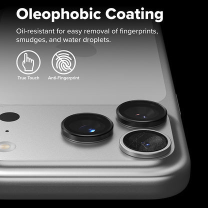 Schutzfolie Ringke Rückkamera für Apple iPhone 17 Pro Max / 17 Pro, Gehärtetes Glas, Schwarz