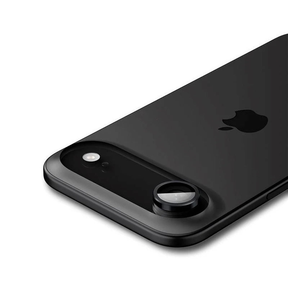 Schutzfolie für die Rückkamera Spigen GlastR EZ FIT Optik Pro für Apple iPhone 17 Air, gehärtetes Glas, Set mit 2 Stücken, Schwarz.