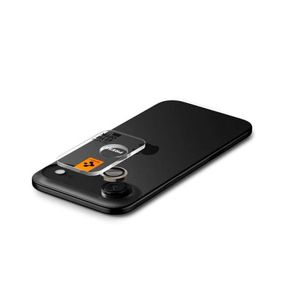 Schutzfolie für die Rückkamera Spigen GlastR EZ FIT Optik Pro für Apple iPhone 17 Air, gehärtetes Glas, Set mit 2 Stücken, Schwarz.
