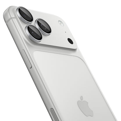 Schutzfolie für die Rückkamera Spigen GlastR EZ FIT Optik Pro für Apple iPhone 18 Pro / 18 Pro Max, gehärtetes Glas, 2er-Set, Silber AGL12046