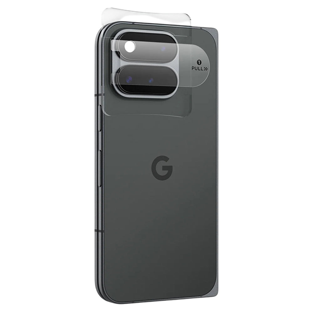 Schutzfolie für die Rückkamera Spigen GlastR EZ FIT Optik Pro für Google Pixel 11 Pro Fold, gehärtetes Glas, 2er-Set, transparent AGL11491