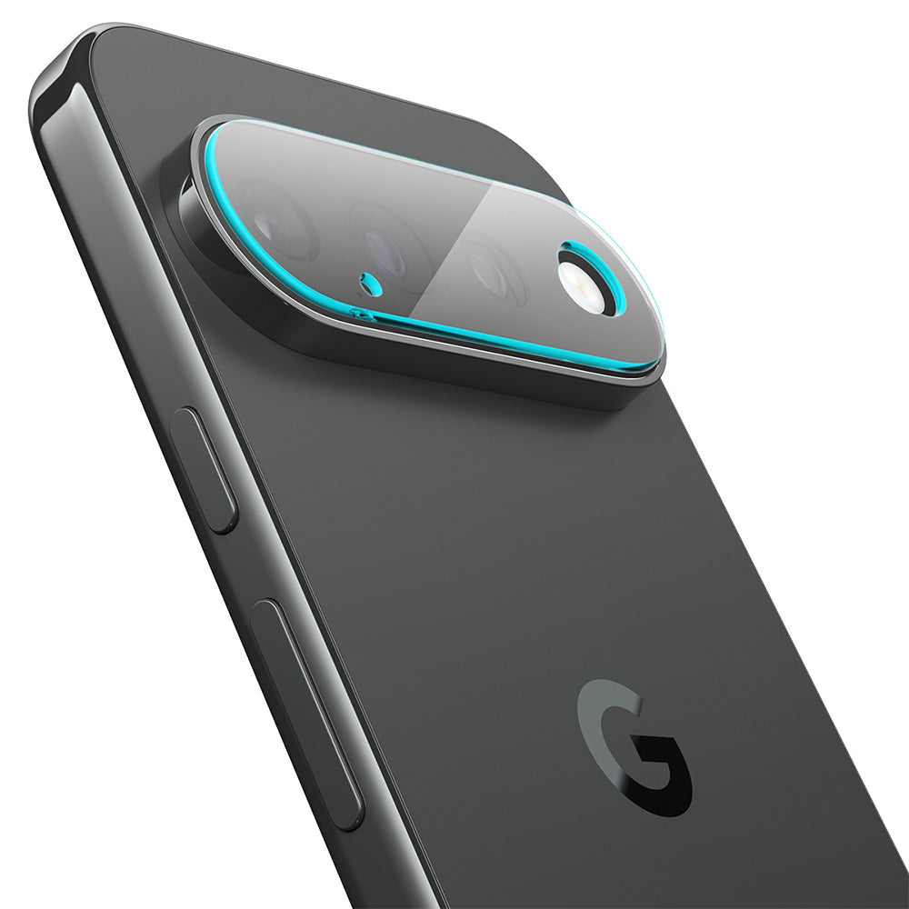 Schutzfolie für die Rückkamera Spigen GlastR EZ FIT Optik Pro für Google Pixel 11 Pro, gehärtetes Glas, 2er-Set, schwarz AGL11484