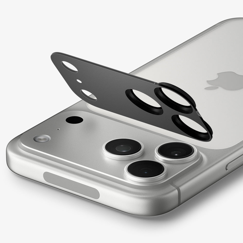 Schutzfolie für die Rückkamera Spigen GlastR EZ FIT Optik Pro XL für Apple iPhone 18 Pro Max, gehärtetes Glas, Dunkelgrau AGL12039