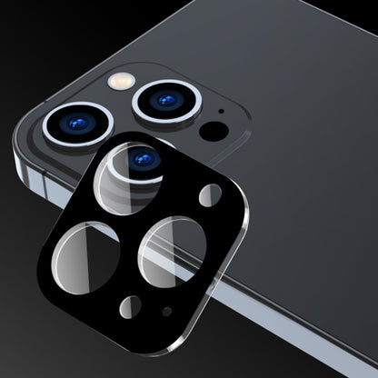 Techsuit Rückkamera-Schutzfolie für Apple iPhone 15 Pro Max / 15 Pro, gehärtetes Glas, schwarz