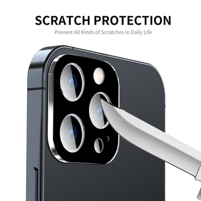 Techsuit Rückkamera-Schutzfolie für Apple iPhone 15 Pro Max / 15 Pro, gehärtetes Glas, schwarz