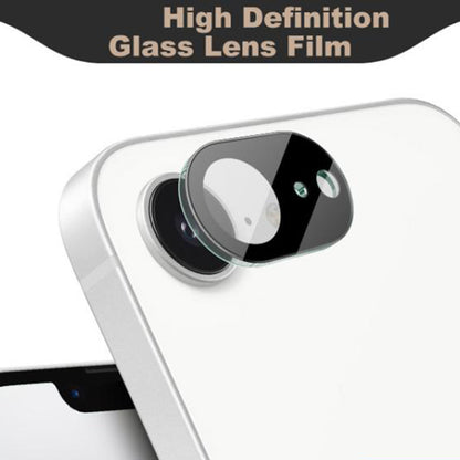 Techsuit Rückkamera-Schutzfolie für Apple iPhone 17e / 16e, gehärtetes Glas, schwarz