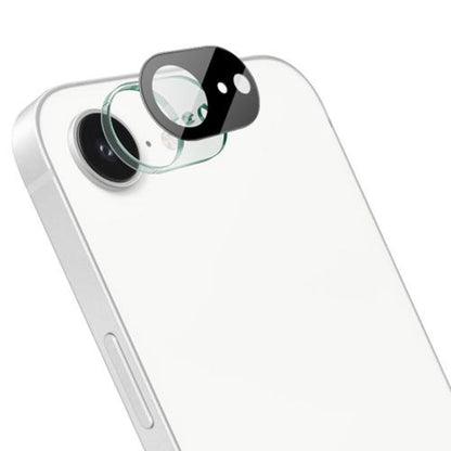 Techsuit Rückkamera-Schutzfolie für Apple iPhone 17e / 16e, gehärtetes Glas, schwarz