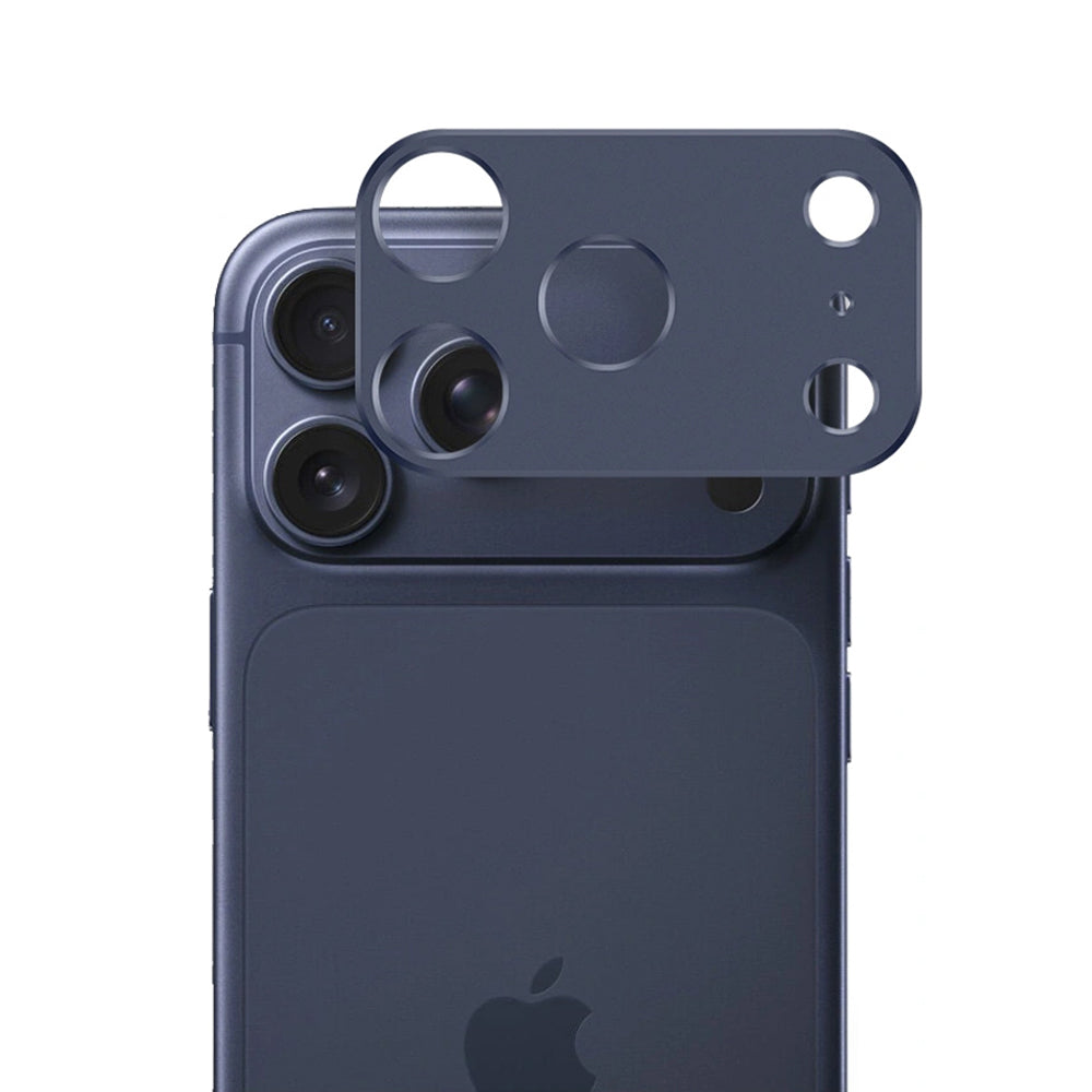 Rückkamera-Schutzfolie Techsuit für Apple iPhone 17 Pro Max, gehärtetes Glas, Dunkelblau
