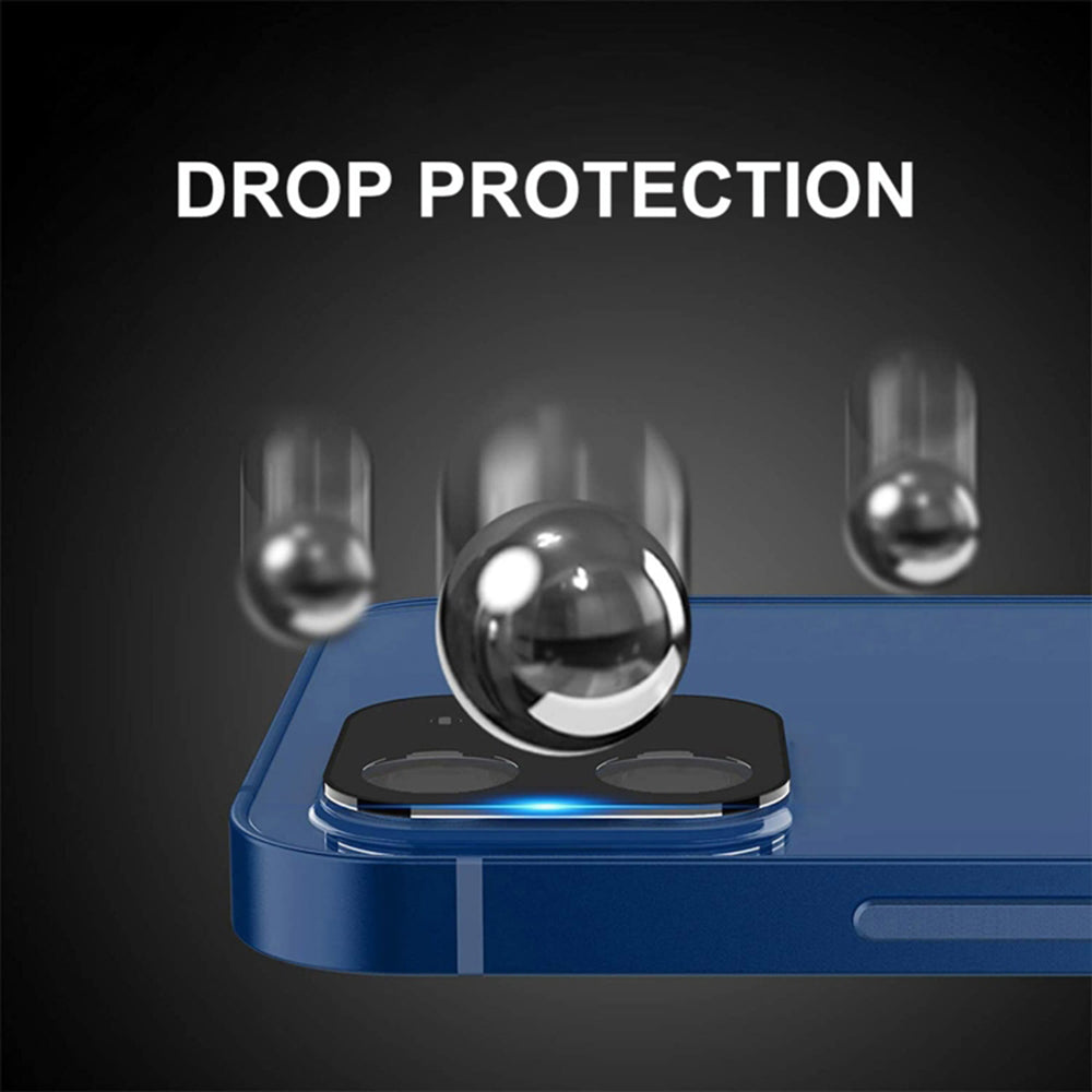 Rückkamera-Schutzfolie Techsuit für Apple iPhone 17 Pro Max, gehärtetes Glas, Dunkelblau
