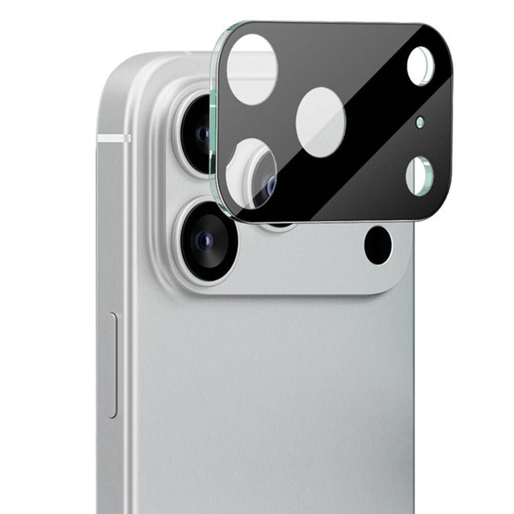 Schutzfolie Techsuit für die Rückkamera des Apple iPhone 17 Pro Max, gehärtetes Glas, Schwarz