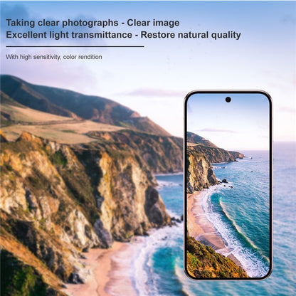 Techsuit Rear Camera Protective Film for Google Pixel 10 Pro XL, Tempered Glass, Black