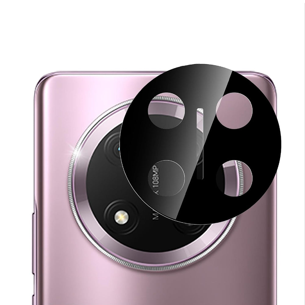 Techsuit Rückkamera-Schutzfolie für Honor X9c / Magic7 Lite, gehärtetes Glas, schwarz