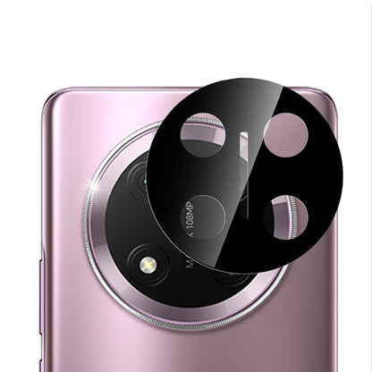 Techsuit Rückkamera-Schutzfolie für Honor X9c / Magic7 Lite, gehärtetes Glas, schwarz