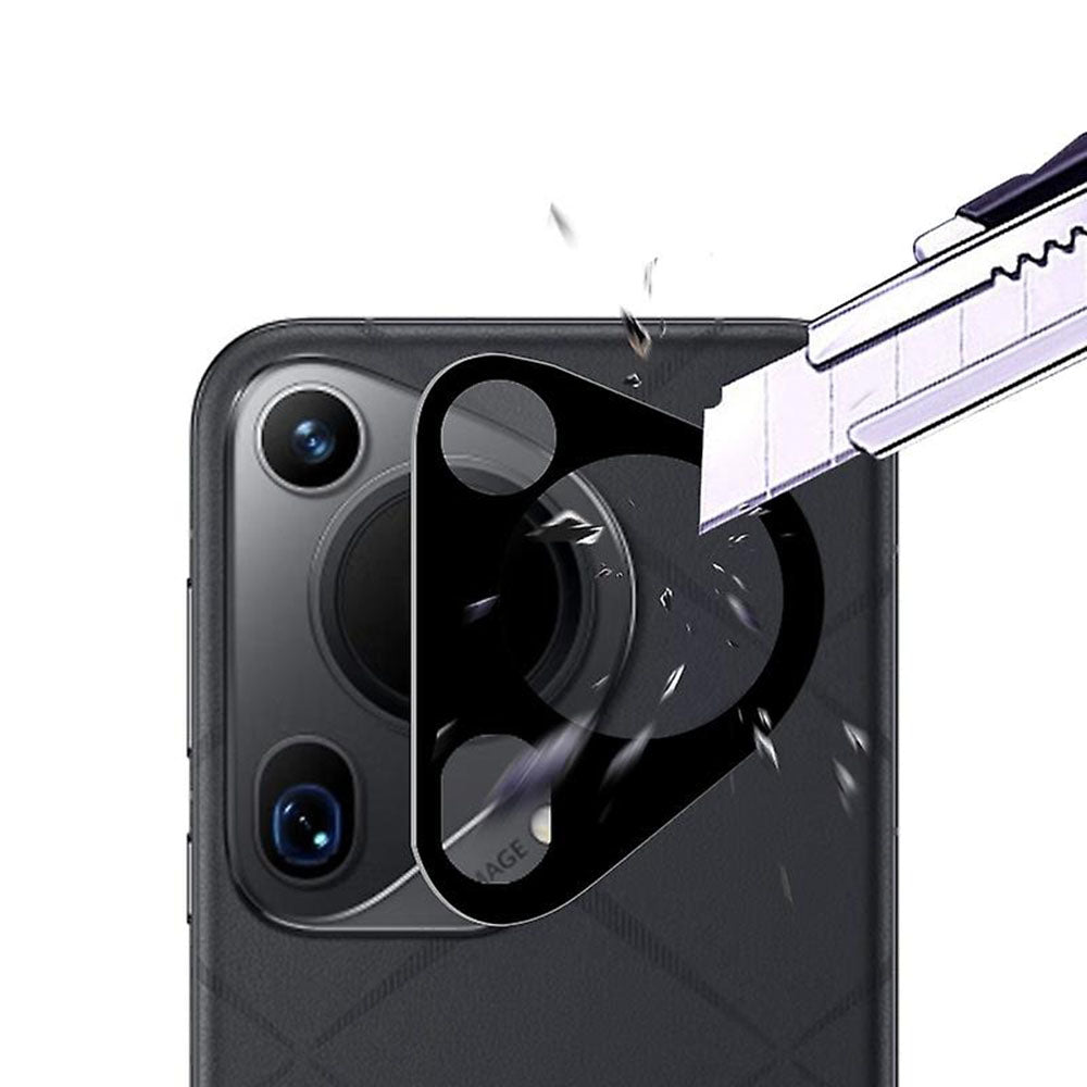 Schutzfolie Techsuit für die Rückkamera des Huawei Pura 70 Ultra, gehärtetes Glas, Schwarz