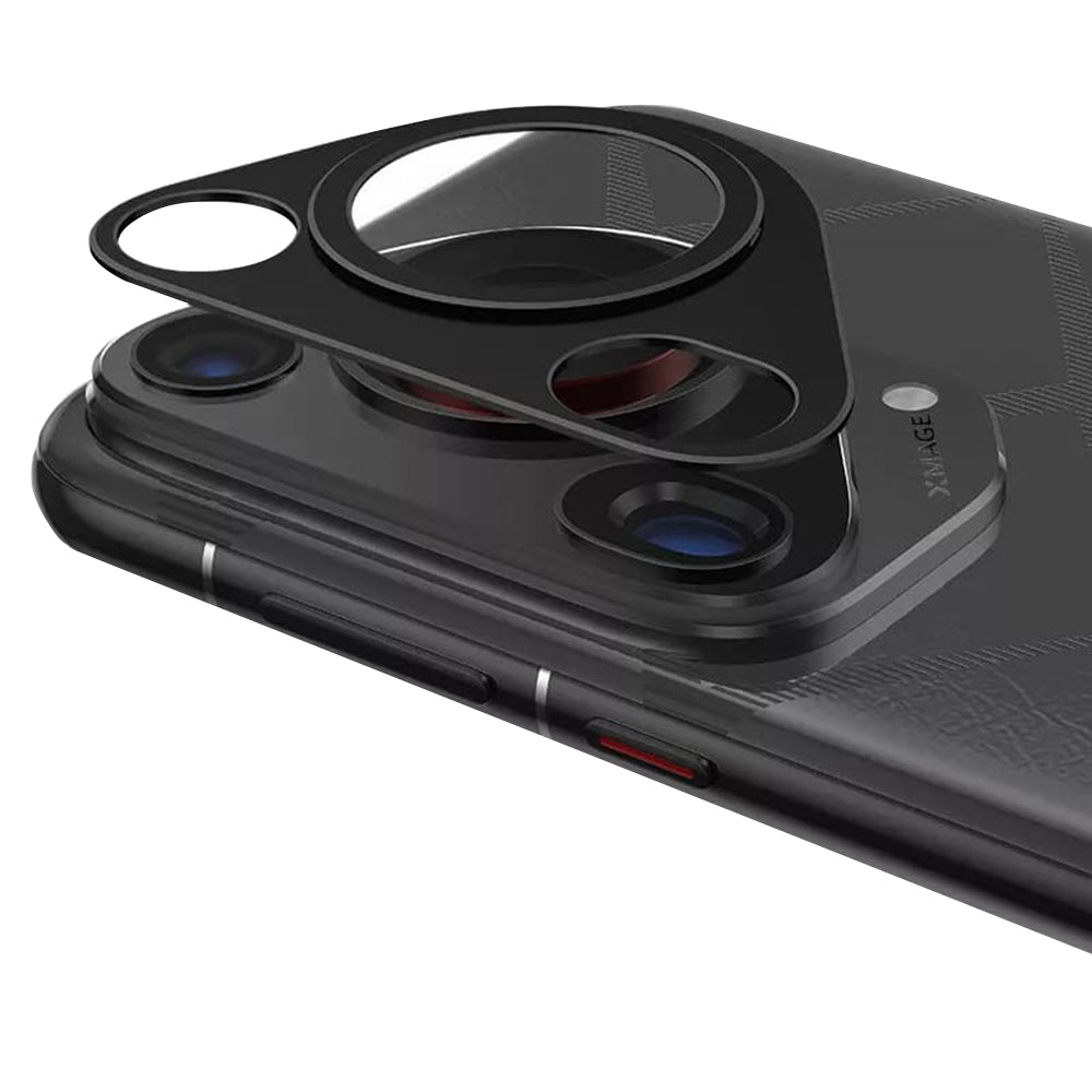 Schutzfolie Techsuit für die Rückkamera des Huawei Pura 70 Ultra, gehärtetes Glas, Schwarz