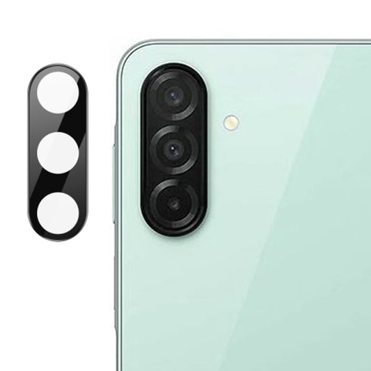 Techsuit Rückkamera-Schutzfolie für Samsung Galaxy A26 A266, gehärtetes Glas, schwarz