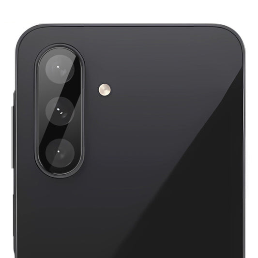 Techsuit Rückkamera-Schutzfolie für Samsung Galaxy A26 A266, gehärtetes Glas, schwarz