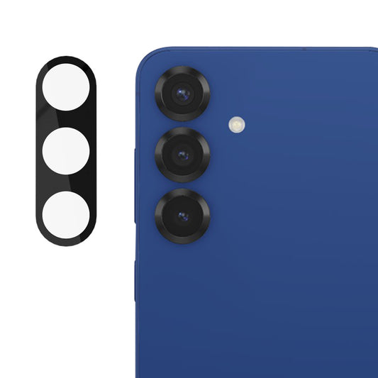 Techsuit Rückkamera-Schutzfolie für Samsung Galaxy S25 S931, gehärtetes Glas, schwarz
