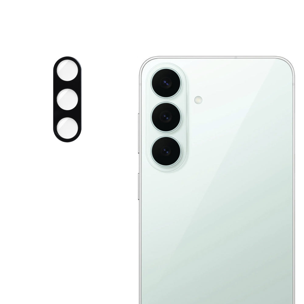 Techsuit Schutzfolie für die Rückkamera des Samsung Galaxy S26 FE S741, gehärtetes Glas, Schwarz