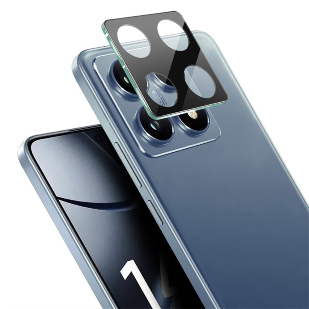 Techsuit Rückkamera-Schutzfolie für Xiaomi 14T Pro, gehärtetes Glas, schwarz