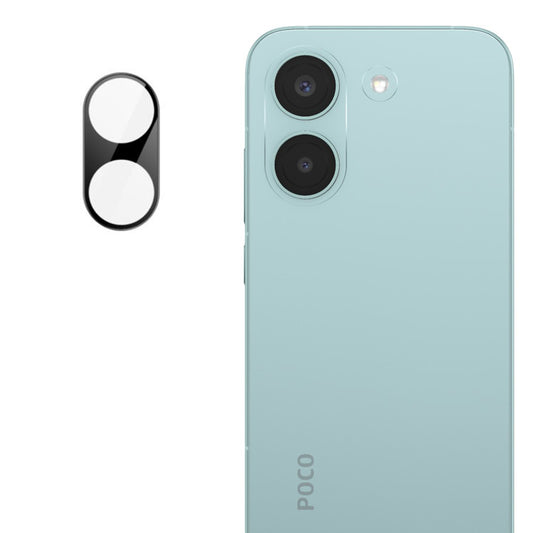 Techsuit Rear Camera Protection Film for Xiaomi Poco X8 Pro, Tempered Glass, Black