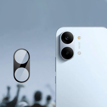 Schutzfolie Techsuit für die Rückkamera des Xiaomi Poco X8 Pro, gehärtetes Glas, Schwarz