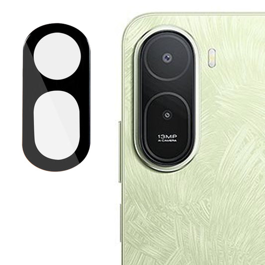 Techsuit Rückkamera-Schutzfolie für Xiaomi Redmi A7 Pro 4G, gehärtetes Glas, schwarz