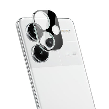 Techsuit Rückkamera-Schutzfolie für Xiaomi Redmi Note 13 Pro+, gehärtetes Glas, schwarz