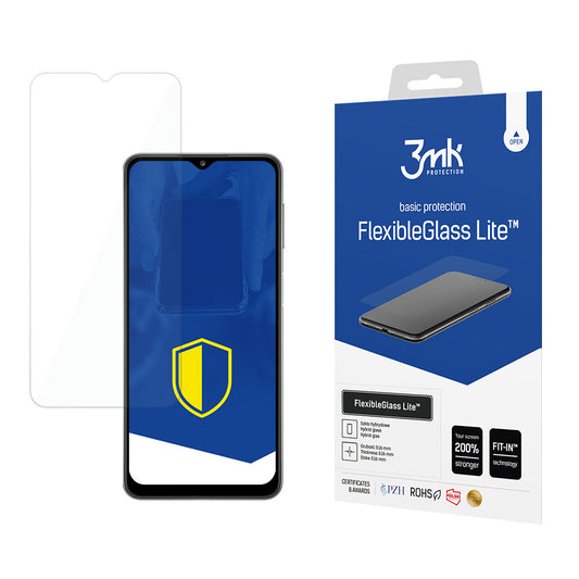 Screen Protector 3MK FlexibleGlass Lite for Samsung Galaxy Note 20 5G N981, Flexible Glass, Full Glue 