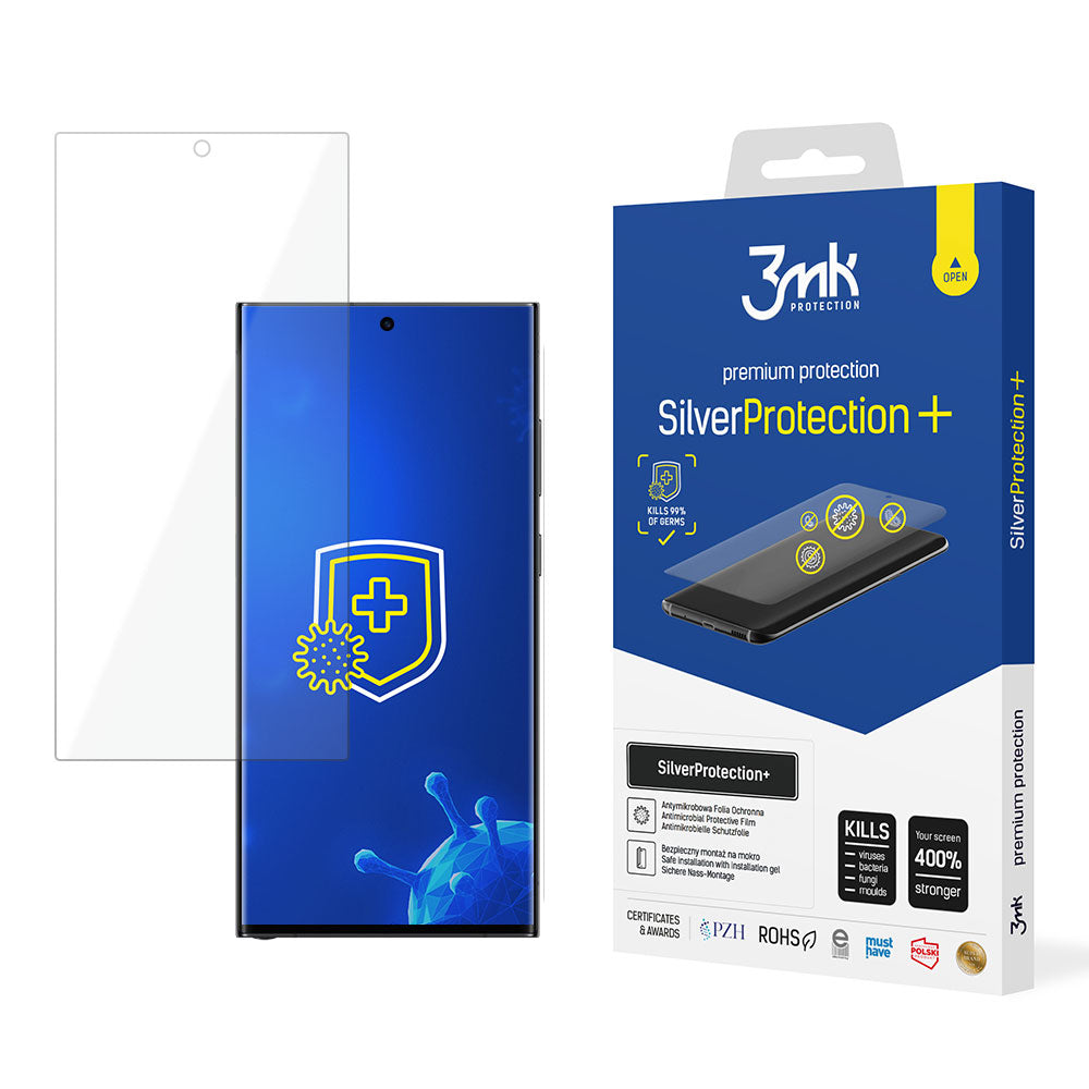 3MK Silver Protect+ Screen Protector for Samsung Galaxy S24 Ultra S928, Plastic