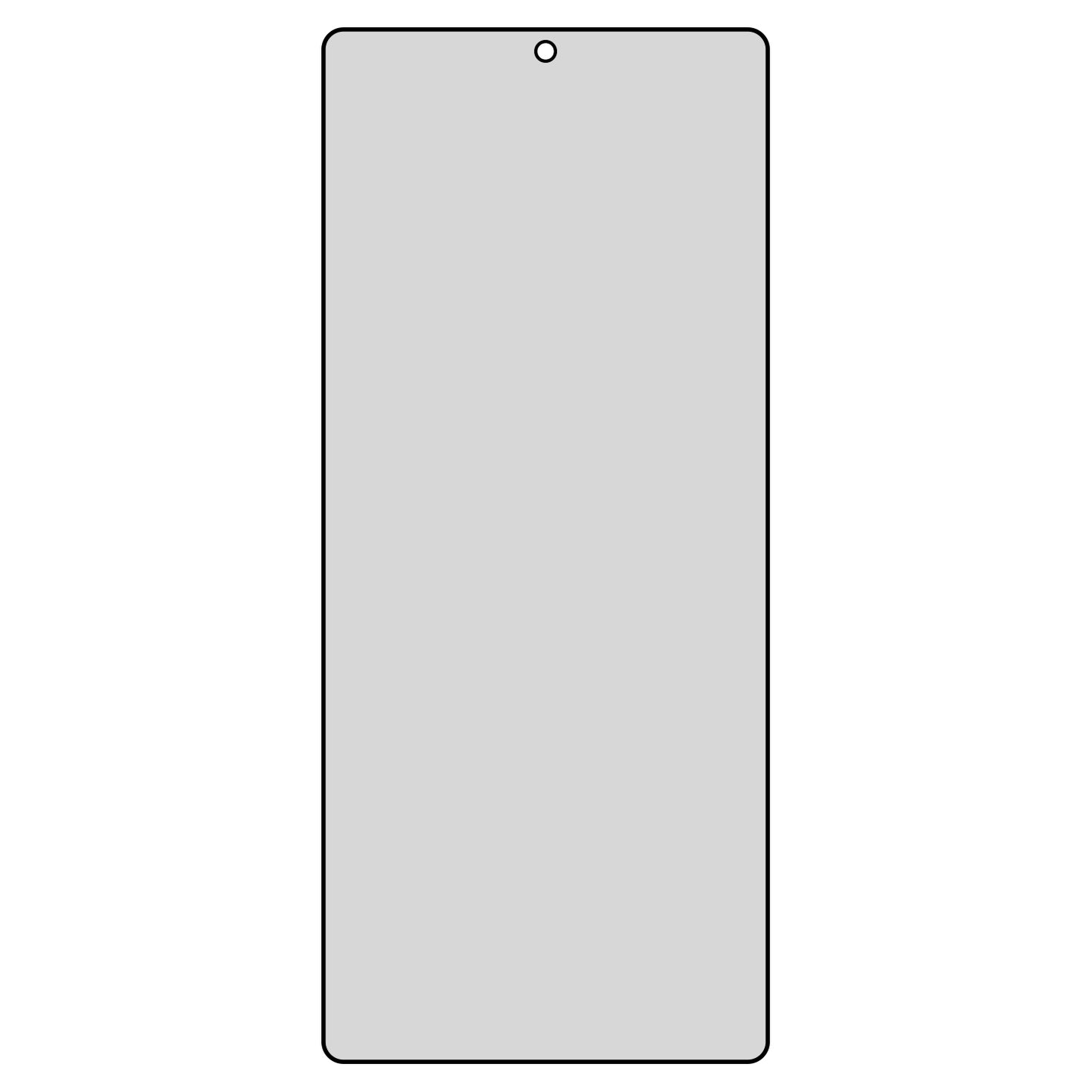 Schutzfolie Privacy Blueo für Samsung Galaxy S25 Ultra S938, Gehärtetes Glas, Vollverklebung, 5D