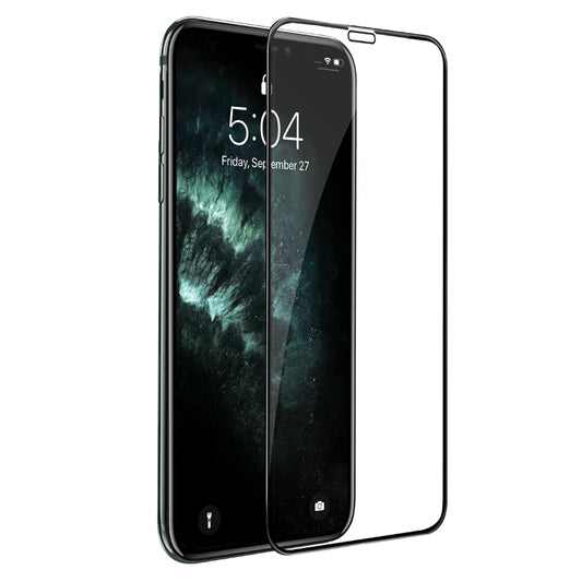 Schutzfolie HOCO G16 für Apple iPhone 11 / XR, Gehärtetes Glas, Vollverklebung, 5D, Schwarz