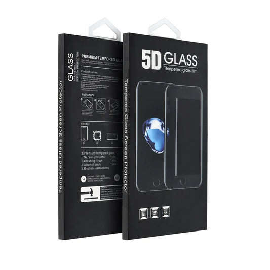 OEM Screen Protector for Motorola Edge 50 Neo, Tempered Glass, Full Glue, 5D, Black