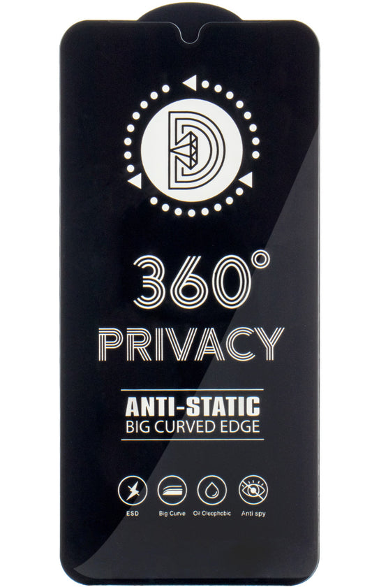 Privacy-Schutzfolie OEM 360 für Apple iPhone 17 / 16 Pro, gehärtetes Glas, Vollkleber