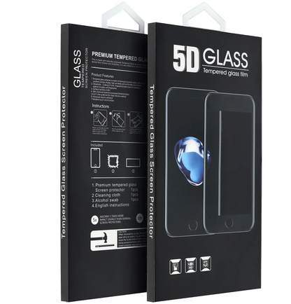 OEM Screen Protector for Motorola Edge 70, Tempered Glass, Full Glue, 5D, Black