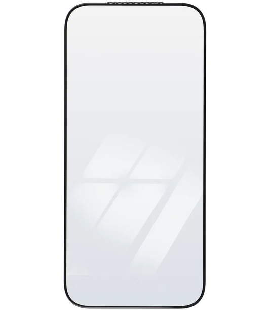 OEM Ultra Strong 45KG Displayschutzfolie für Apple iPhone 15 Pro, gehärtetes Glas, Vollkleber, 2.5D, Schwarz