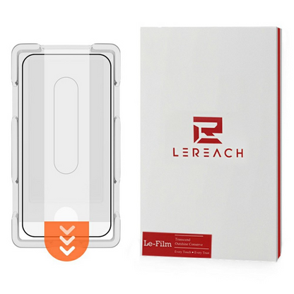 Lereach Displayschutzfolie für Xiaomi Poco X8 Pro Max, gehärtetes Glas, Full Glue, Schwarz