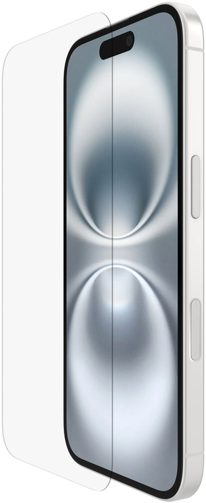 Belkin ScreenForce TemperedGlass Displayschutzfolie für Apple iPhone 16 / 15 / 14 Pro, gehärtetes Glas, Full Glue OVA135zz