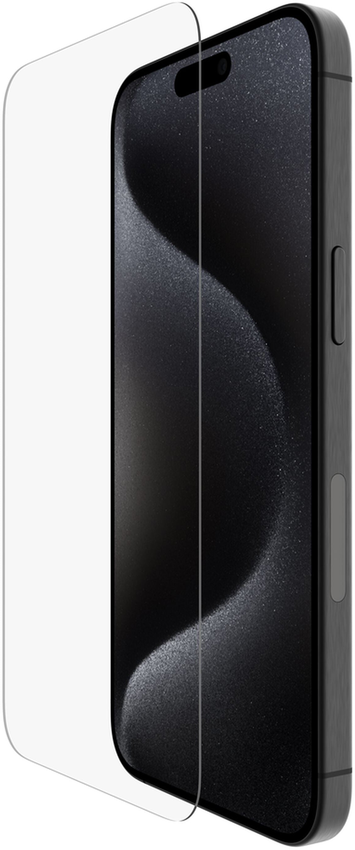 Bildschirmschutzfolie Belkin ScreenForce UltraGlass 2 für Apple iPhone 15 Pro Max, gehärtetes Glas, Full Glue OVA134zz