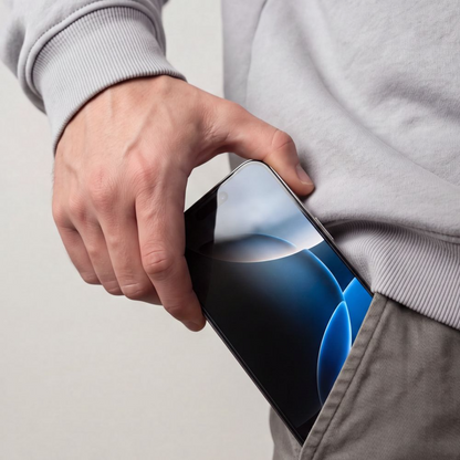 Privacy-Schutzfolie Tech-Protect OneTouch für Apple iPhone 18 Pro, gehärtetes Glas, Full Glue, 2er-Set