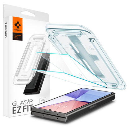 Spigen EZ FIT Screen Protector for Samsung Galaxy Z Fold6 F956, Tempered Glass, Full Glue, Set of 2 pieces, 2.5D, Outer Screen AGL07969